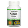 Natural Factors, Chewable Ginger, 500 mg, 90 Chewable Tablets