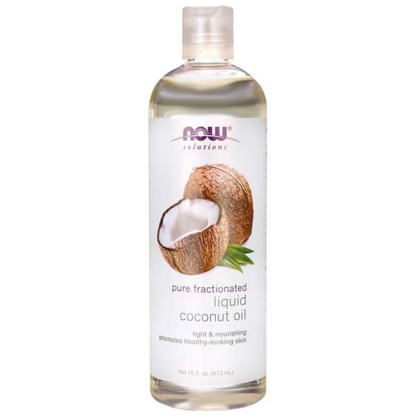 Now foods Solutions Pure Fractionated Liquid Coconut Oil - 16 fl. oz