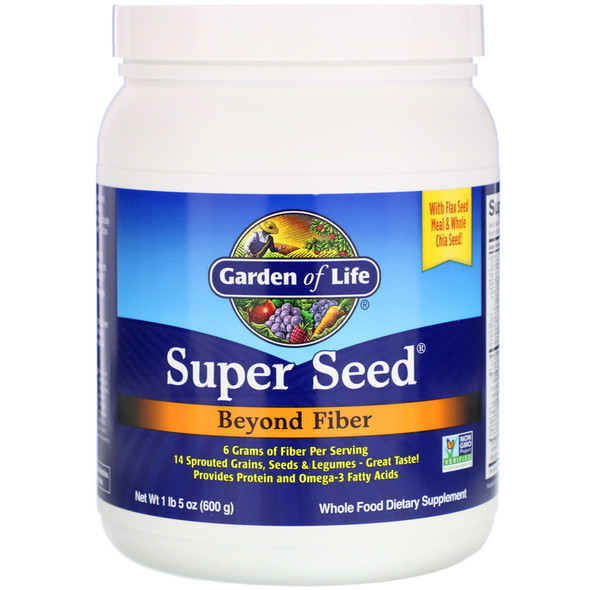 Garden of life Super Seed Beyond Fiber - 1.5 lbs