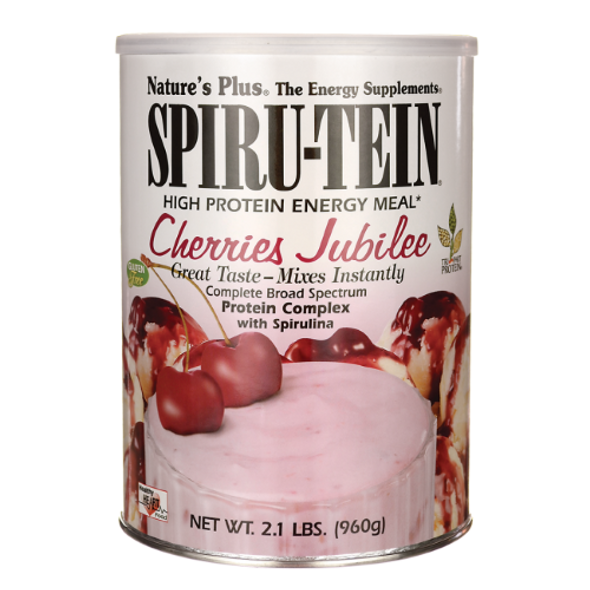 NaturesPlus Spiru-Tein High Protein Energy Meal Cherries Jubilee 2.1 Lbs