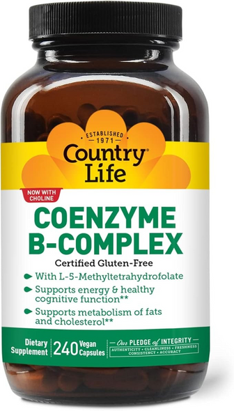 country life coenzyme b complex 240 count