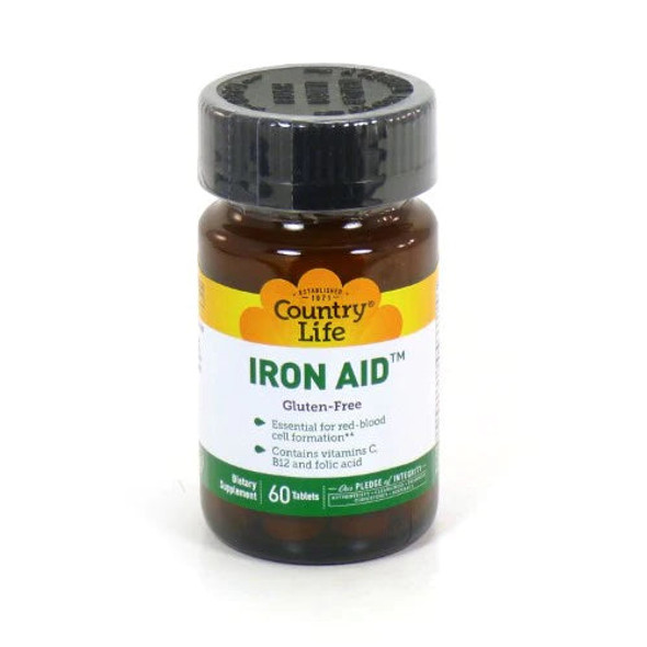 Country Life Iron Aid 60 Tablets Country Life Iron Aid 60 Tablets