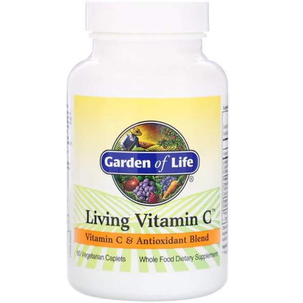 Garden of life Living Vitamin C - 60 Caplets Garden of life Living Vitamin C - 60 Caplets