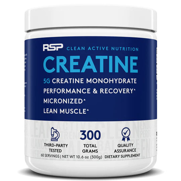 RSP Nutrition Creatine Monohydrate,- Powder Unflavored Creatina 60 Servings RSP Nutrition Creatine Monohydrate,- Powder Unflavored Creatina 60 Servings