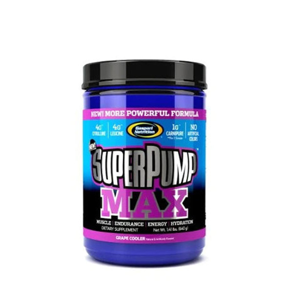 Gaspari Nutrition Superpump Max Pre Workout Powder, Grape Cooler, 40 Servings