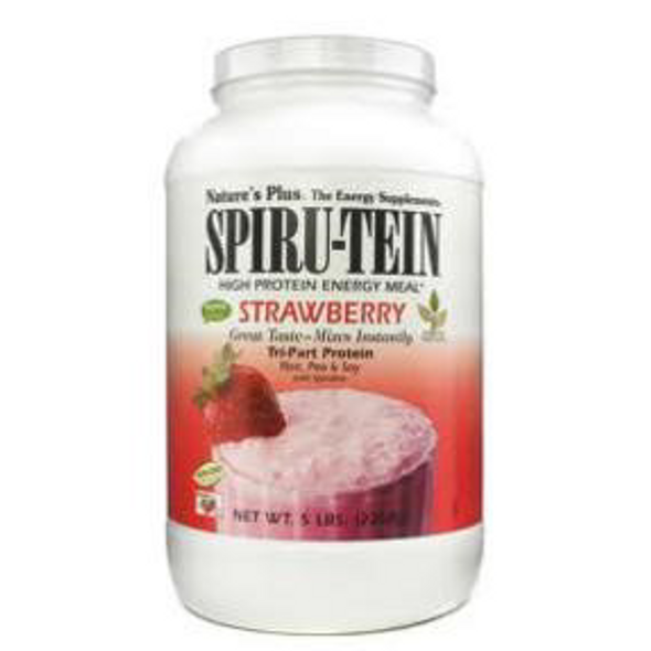 Nature Plus - Spiru-Tein High Protein Energy Meal Strawberry - 5 Lbs Nature Plus - Spiru-Tein High Protein Energy Meal Strawberry - 5 Lbs