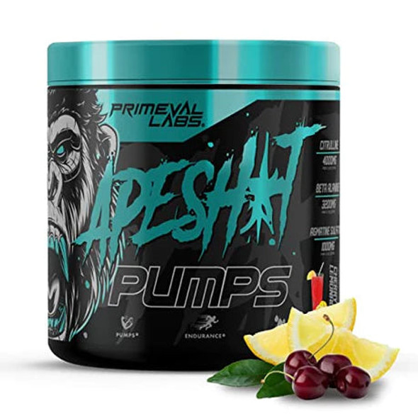 Primeval Labs Ape Pumps Natural Pre Workout Powder | Caffeine Free Preworkout for Endurance, Muscle Growth, Strength & Hydration Beta Alanine Primeval Labs Ape Pumps Natural Pre Workout Powder | Caffeine Free Preworkout for Endurance, Muscle Growth, Strength & Hydration Beta Alanine