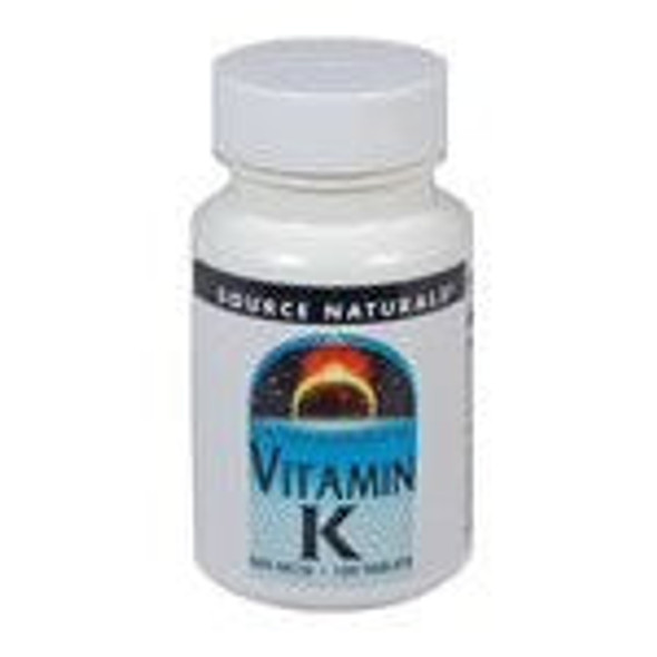 Source Naturals Vitamin K 500 mcg - 100 Tablet