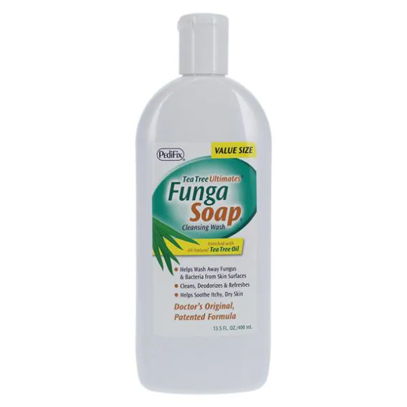 PediFix Funga Soap Cleansing Wash Enriched With Tea Tree Oil 13.5 oz.