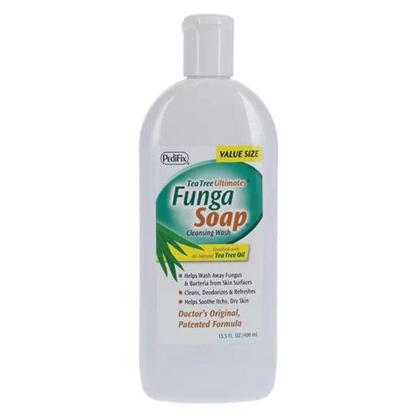 PediFix Funga Soap Cleansing Wash Enriched With Tea Tree Oil 13.5 oz.