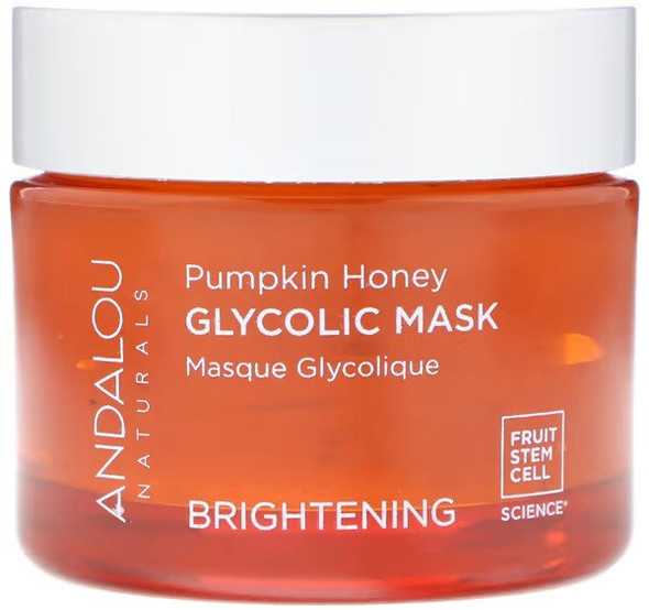 Andalou Naturals, Glycolic Beauty Mask, Pumpkin Honey, Brightening, 1.7 oz (50 g)