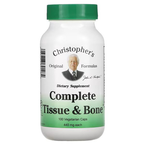 Christopher's Original Formulas, Complete Tissue & Bone, 440 mg, 100 Vegetarian Caps