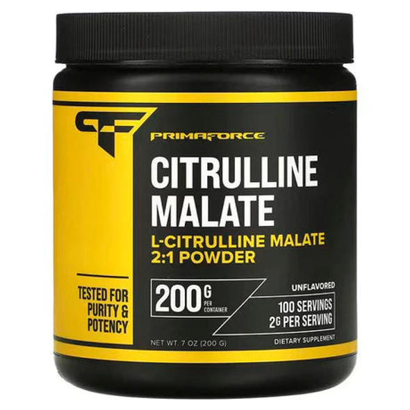 Primaforce, Citrulline Malate, Unflavored, 7 oz (200 g)