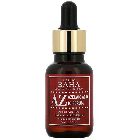 Cos De BAHA, AZ, Azelaic Acid 10 Serum, 1 fl oz (30 ml)