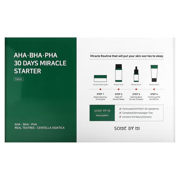 Some By Mi, AHA.BHA.PHA, 30 Days Miracle Starter Edition, 4 Piece Kit