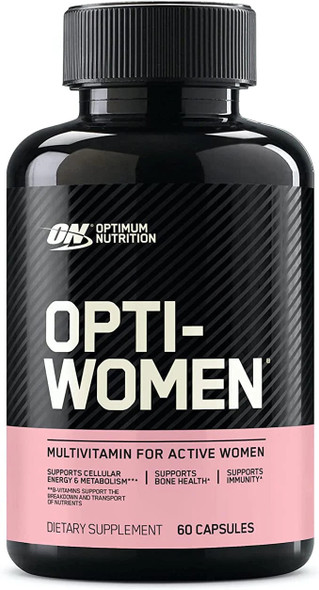 Optimum Nutrition Opti-Women, Vitamin C, Zinc and Vitamin D for Immune Support Womens Daily Multivitamin Supplement with Iron, Capsules, 120 Count Optimum Nutrition Opti-Women, Vitamin C, Zinc and Vitamin D for Immune Support Womens Daily Multivitamin Supplement with Iron, Capsules, 120 Count
