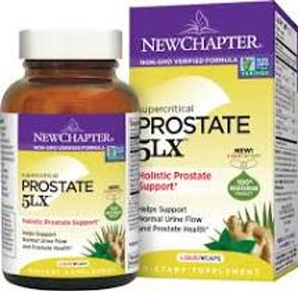 New Chapter Supercritical  Prostate 5LX 60 Vegetarian Capsules