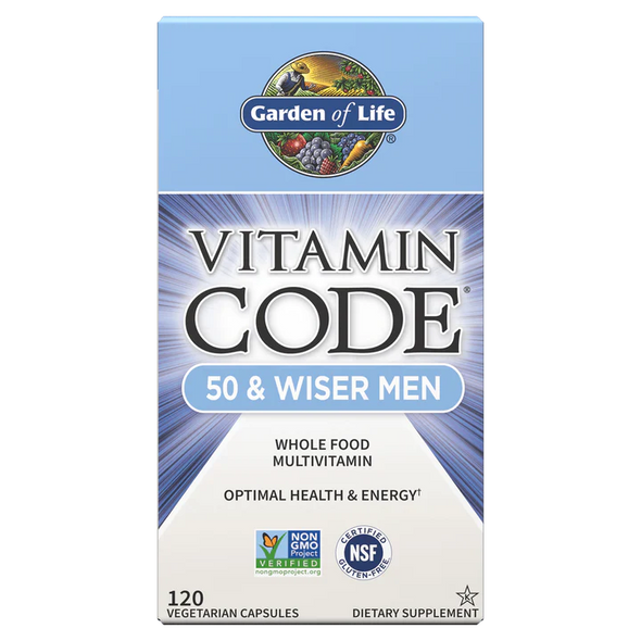 Garden of Life Vitamin Code 50 and Wiser Mens, Capsules - 120 count