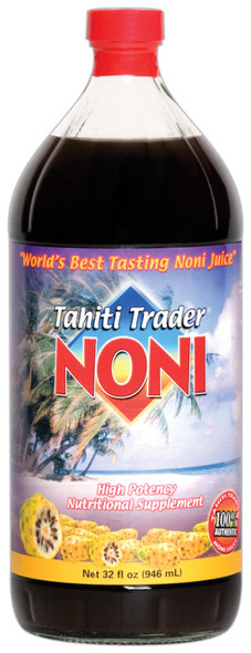 Tahiti Trader Original High Potency Noni 32 oz (1 Pack) - Pure Noni Juice - Noni