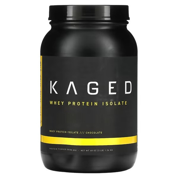 Kaged, Whey Protein Isolate, Chocolate, 3 lb (1.36 kg)