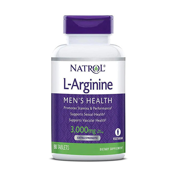 Natrol L-Arginine 3000Mg-30Serv.-90Tabs.
