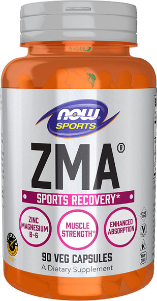Now Foods Now Foods, Sports, ZMA, Sports Recovery, 90 Capsules