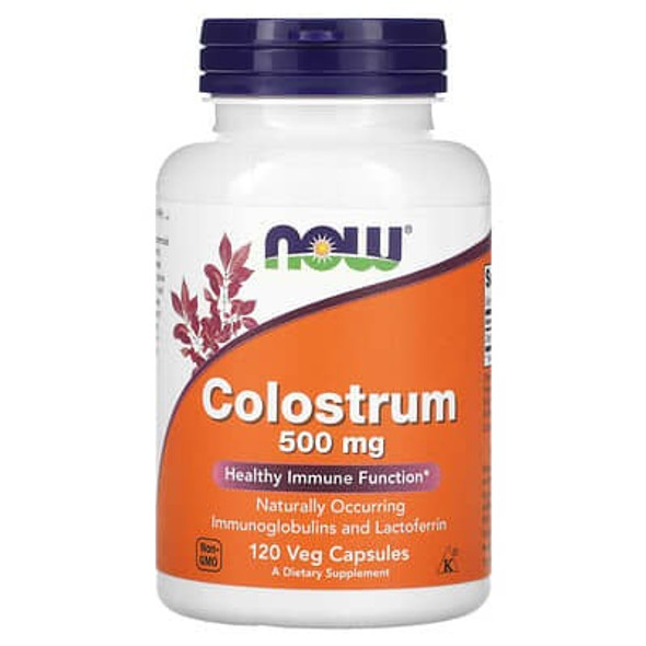 NOW Foods, Colostrum, 500 mg, 120 Veg Capsules NOW Foods, Colostrum, 500 mg, 120 Veg Capsules