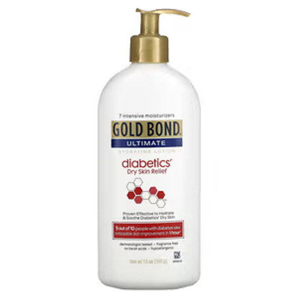 Gold Bond, Ultimate, Hydrating Lotion, Diabetics Dry Skin Relief, 13 oz (368 g)