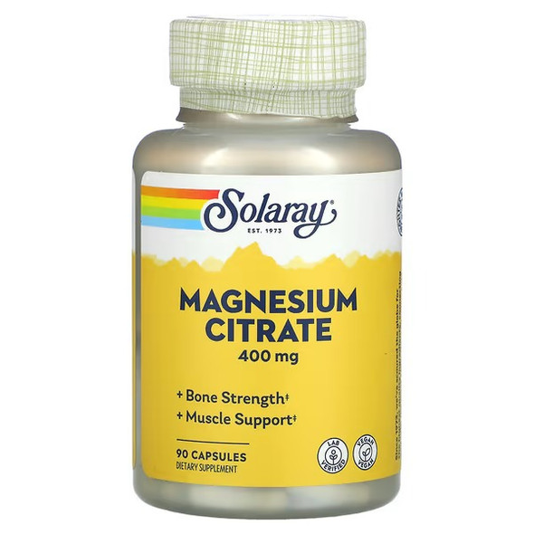 solaray magnesium citrate 400 mg, Solaray Magnesium Citrate, solaray magnesium