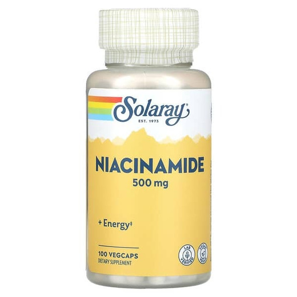 Solaray, Niacinamide, 500 mg, 100 VegCaps