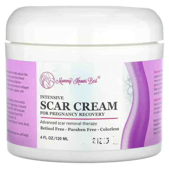 Mommy Knows Best, Intensive Scar Cream, 4 fl oz (120 ml)