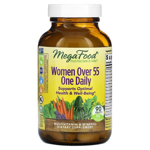 MegaFood, Women Over 55 One Daily 90 Tablets