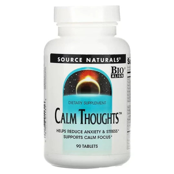 Source Naturals, Calm Thoughts, 90 Tablets Source Naturals, Calm Thoughts, 90 Tablets