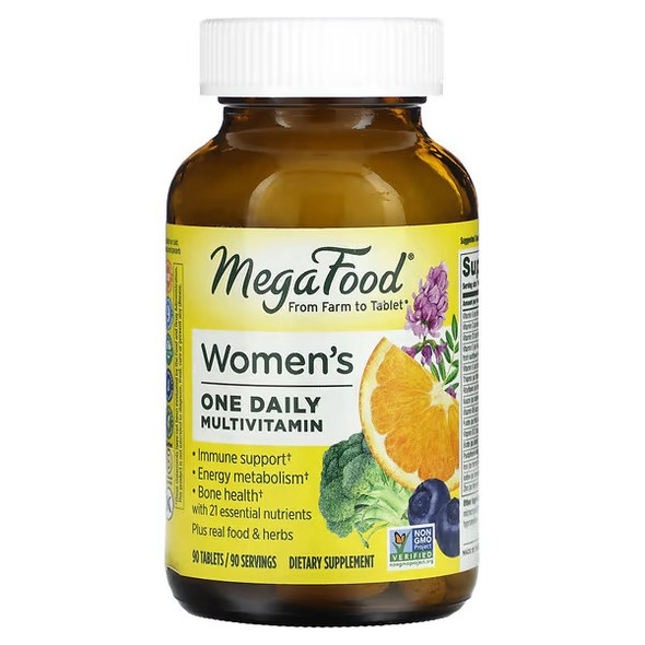 MegaFood, Women's One Daily MultiVitamin, 90 Tablets