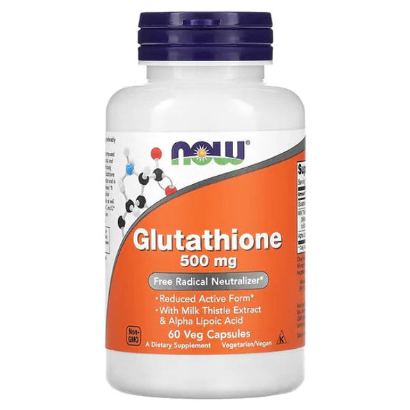 NOW Foods, Glutathione, 500 mg, 60 Veg Capsules
