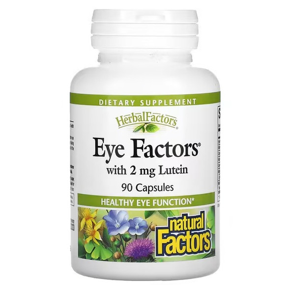 Natural Factors Eye Factors with 2 mg Lutein, 90 Capsules