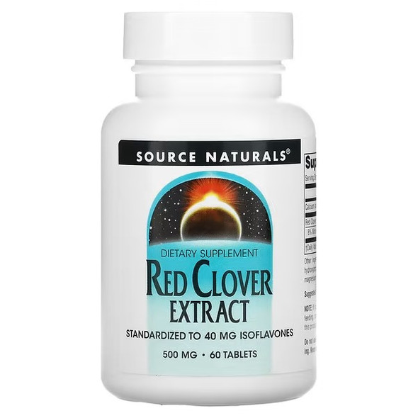 Source Naturals, Red Clover Extract, 500 mg, 60 Tablets