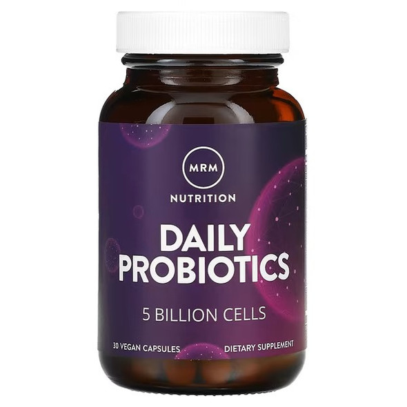 MRM Nutrition, Daily Probiotics, 5 Billion Cells, 30 Vegan Capsules