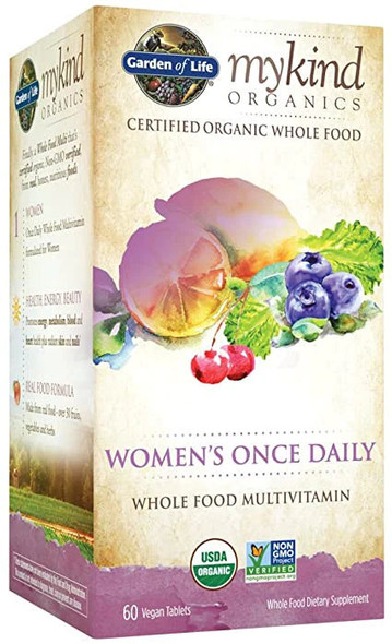 Garden of Life mykind Organics Women's Once Daily Multivitamin, Tablets - 60 count