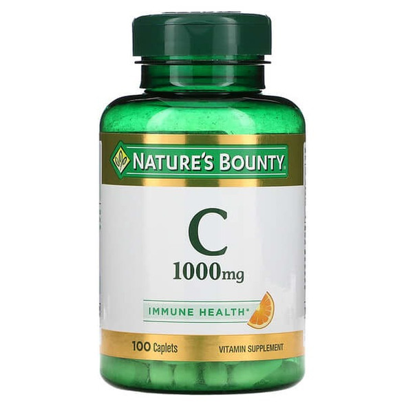 Nature's Bounty, Vitamin C, 1,000 mg, 100 Caplets Nature's Bounty, Vitamin C, 1,000 mg, 100 Caplets