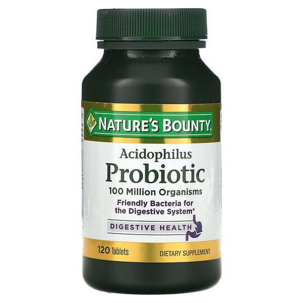 nature's bounty probiotic, - Acidophilus Probiotic, 120 Tablets