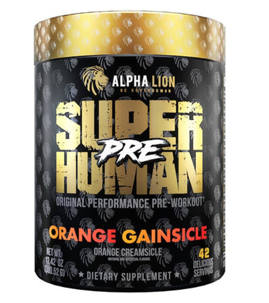 Alpha Lion SuperHuman PRE Pre-Workout Orange Gainsicle - 21 Servings