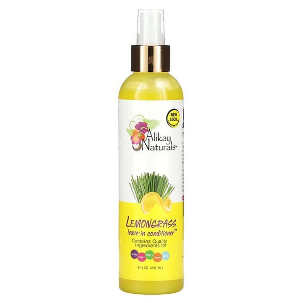 Alikay Naturals, Leave-In Conditioner, Lemongrass, 8 fl oz (237 ml)