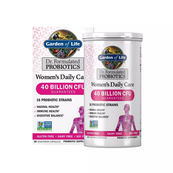 Garden of Life Women's Probiotics Daily Care, 30ct, 40 Billion CFU,