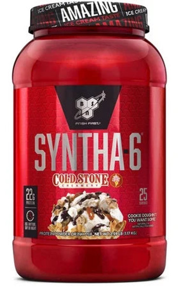 BSN, Syntha-6 Cold Stone Creamery, Cookie Doughn't  2.59 lb