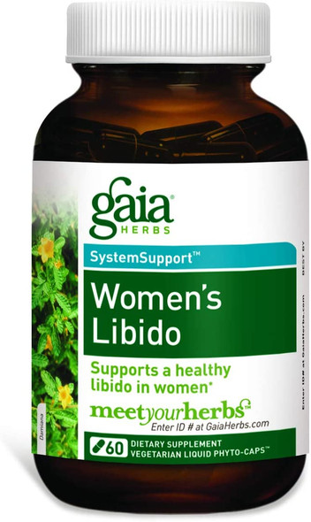 Gaia Herbs, Women's Libido, 60 Vegan Liquid Phyto-Caps