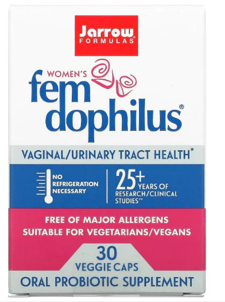 jarrow probiotics, Women's Fem Dophilus, 30 Veggie Caps
