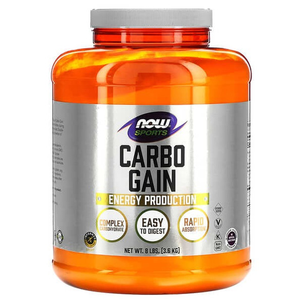 NOW Foods, Sports, Carbo Gain, 8 lbs (3.6 kg)