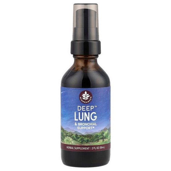 WishGarden Herbs, Deep Lung & Bronchial Support, 2 fl oz (59 ml)