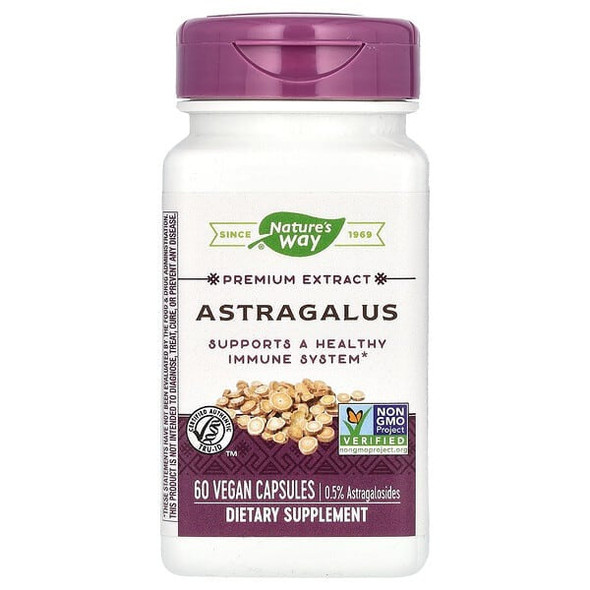 Nature's Way, Premium Extract, Astragalus, 60 Vegan Capsules